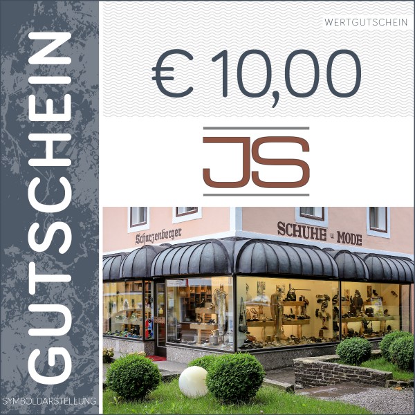 10 Euro Gutschein - Schuhhaus Scharzenberger